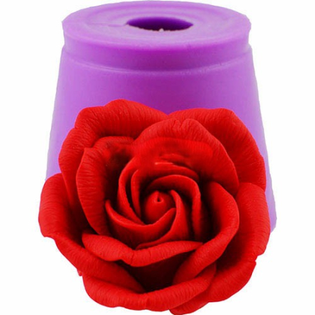 Matrite pentru Lumanari - Matrita de silicon, Milmatt Trandafir 9, pentru sapun si lumanari