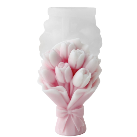 Lalele - Matrita de silicon, Milmatt, Buchet Lalele 4