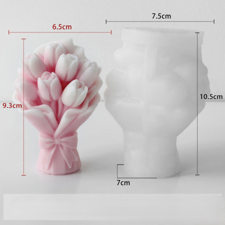 Matrita de silicon, Milmatt, Buchet Lalele 4 [1]