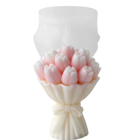 Lalele - Matrita de silicon, Milmatt, Buchet Lalele 5