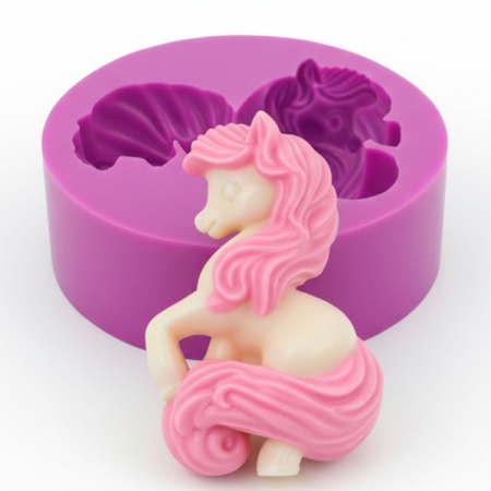 Matrite pentru Lumanari - Matrita de silicon, Milmatt, Ponei, pentru sapun si lumanari