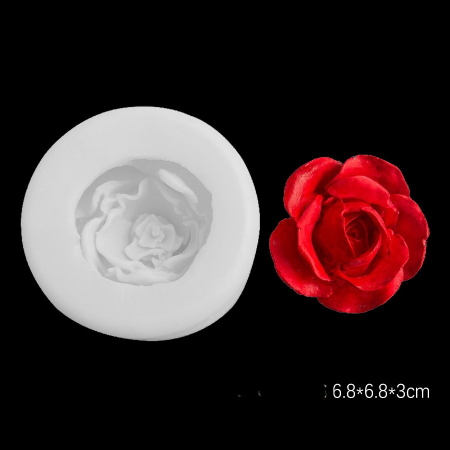 Matrita de silicon, Milmatt, Trandafit 7, dimensiune 68 x 30 mm [1]