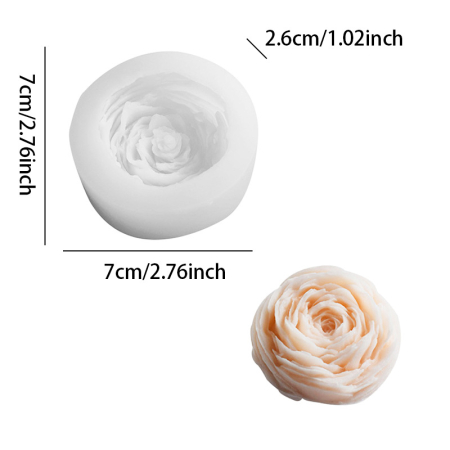 Matrita de silicon, Milmatt, Anemona 7 x 7 x 2.6 cm [1]