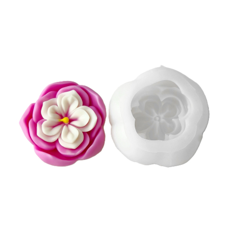 Matrite de Silicon - Matrita de silicon, Milmatt, Floare  1 , dimensiune 7 x 7 x 3.6 cm