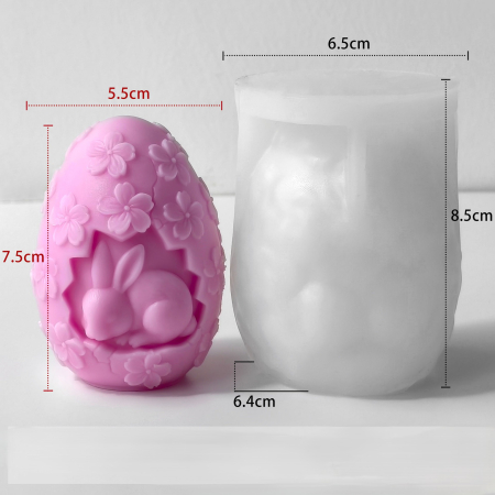 Matrita de silicon, Milmatt, Ou paste cu un iepuras [1]