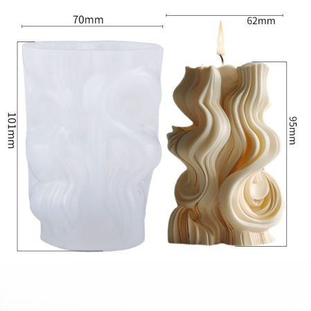 Matrita de silicon, Milmatt, Lumanare spirala 1 [4]