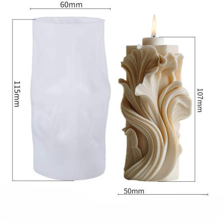 Matrita de silicon, Milmatt, Lumanare spirala 2 [2]