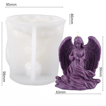 Matrita de silicon, Milmatt, Inger, pentru lumanari, non toxic [6]