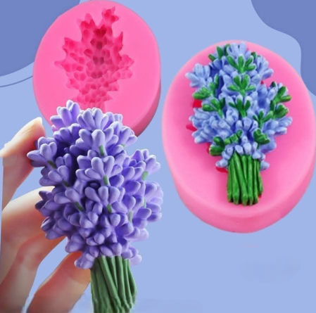 Matrita de silicon, Milmatt, Buchet Lavanda, 71 x 42 x 20 cm [6]