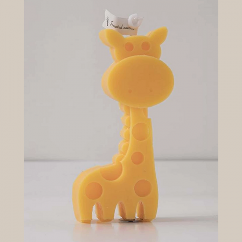 Matrite de Silicon - Matrita de silicon, Milmatt, Model Girafa, pentru lumanari, silicon alimentar, non toxic, 110 x 60 mm