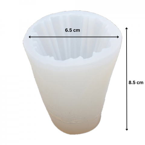 Matrita de silicon, Milmatt, Model Mireasa, pentru lumanari, silicon alimentar, non toxic, 85 x 65 mm [1]