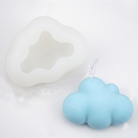 Matrite pentru Lumanari - Matrita de silicon, Milmatt, Model nor, pentru lumanari, silicon alimentar, non toxic, 8 x 6 cm