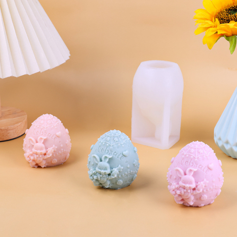 Matrita de silicon, Milmatt, Model ou de Paste Celebrate, pentru lumanari, silicon alimentar, non toxic, 83 x 81 mm [4]
