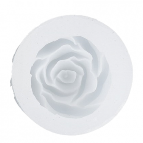 Matrita de silicon, Milmatt, Model Trandafir, pentru lumanari, silicon alimentar, non toxic, 90 x 90 x 40 mm [5]
