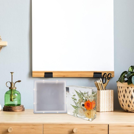 Matrita de silicon, Milmatt, pentru rasina epoxidica, forma patrata [2]