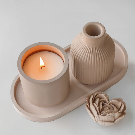 Set 3 Matrite de silicon, Milmatt, Tava, recipient si mini-vaza [1]