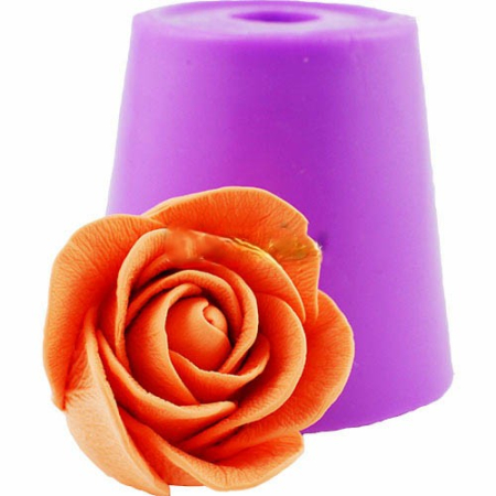 Matrite pentru Lumanari - Matrita de silicon, Milmatt, Trandafir Frida,  pentru sapun si lumanari