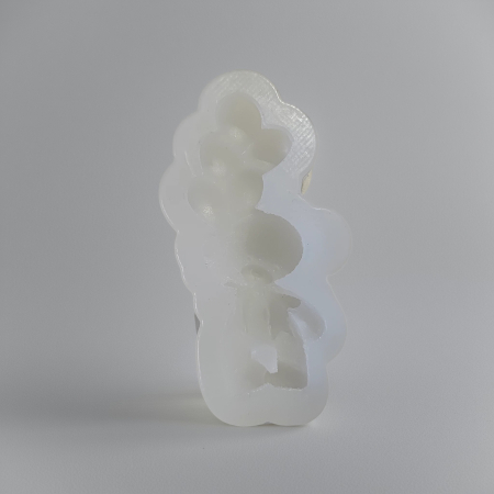 Matrita de silicon, Milmatt, Ursulet mic cu baloane, pentru sapun si lumanari [1]