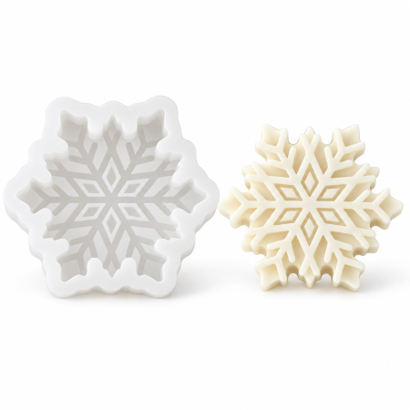 Matrite Craciun - Matriță din silicon pentru lumânări de Crăciun – model decorativ de iarnă