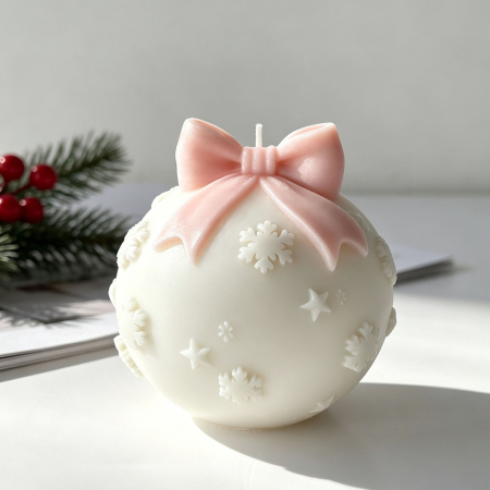 Matriță din silicon pentru lumânări de Crăciun – model decorativ de iarnă [3]