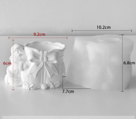 Matriță silicon recipient Glob de Crăciun [6]