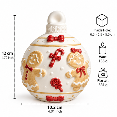 Matriță din silicon pentru recipiente de Crăciun – model decorativ de iarnă [1]