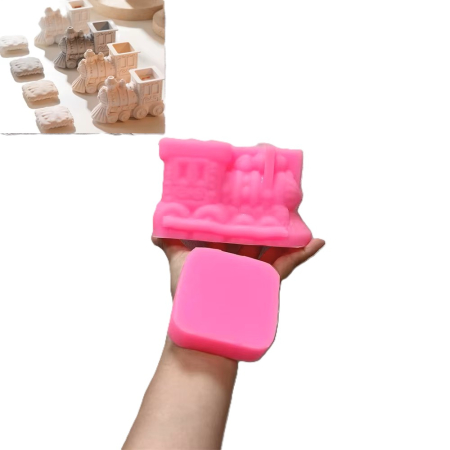 Matrite Craciun - Matriță din silicon pentru recipiente de Crăciun – model decorativ de iarnă