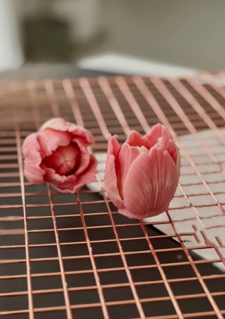 Matrita din silicon alimentar premium,  Lalea 4  pentru desert, săpun și lumânări [3]