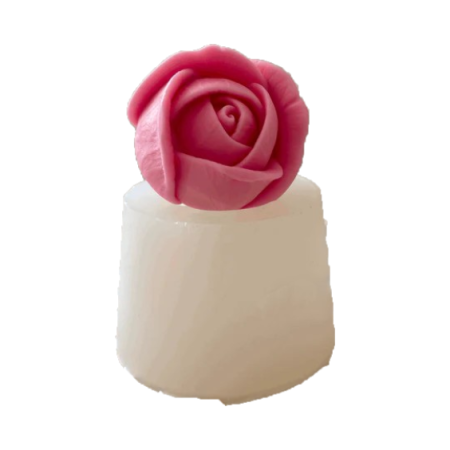 Matrițe Silicon Premium (Food Grade) - Matrita din silicon alimentar premium, Rose Satin, pentru lumânări, săpun și deserturi