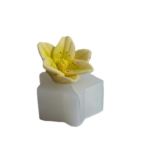 Matrițe Silicon Premium (Food Grade) - Matrita din silicon alimentar premium, Lily, pentru lumânări, săpun și deserturi