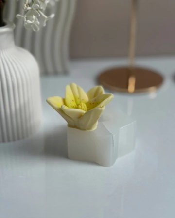 Matrita din silicon alimentar premium, Lily, pentru lumânări, săpun și deserturi [2]