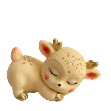 Matrițe Silicon Premium (Food Grade) - Matrita din silicon alimentar premium, Sleeping Deer, pentru lumânări, săpun și deserturi