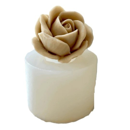 Matrițe Silicon Premium (Food Grade) - Matrita din silicon alimentar Rose Large pentru desert, săpun și lumânări