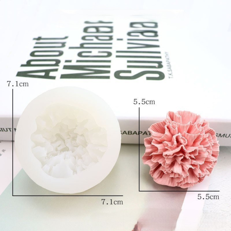 Matrita din silicon, Milmatt, Garoafa 1, 7,1 x 7,1 cm [1]