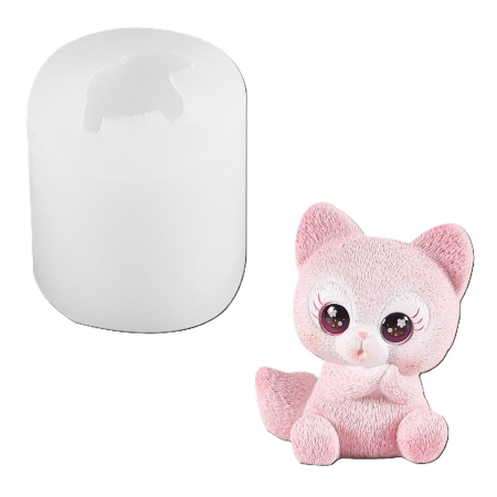 Matrita din silicon, Milmatt, Vulpita, 7,6 x 8,2 cm