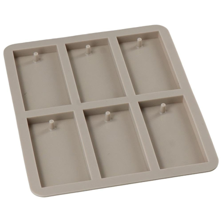 Matrite pentru Lumanari - Matrita din silicon, Milmatt, Tava dreptunghiulara Odorizante, 23 x 19 cm