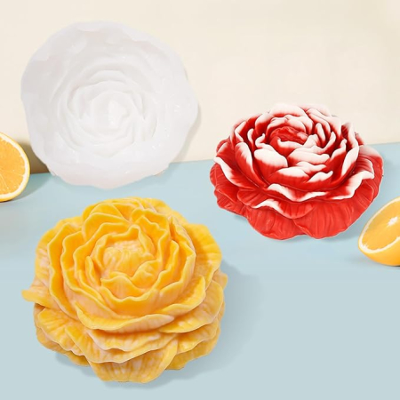 Matrita din silicon, Milmatt, Bujor Extra Large, 17 x 16 cm [3]