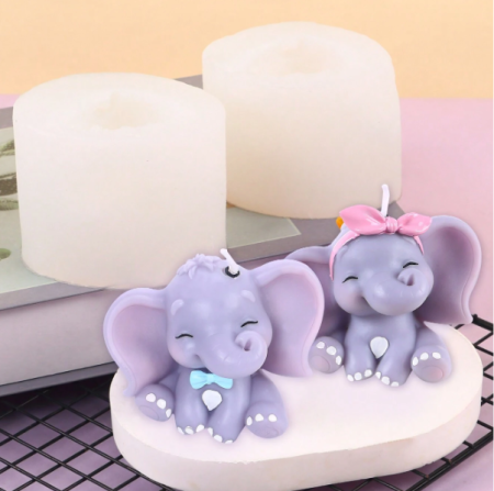 Matrita din silicon, Milmatt, Elefant cu fundita [5]