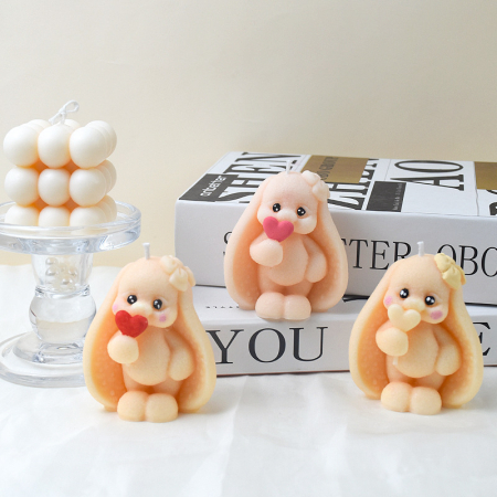 Matrita din silicon, Milmatt, Iepuras cu urechi lungi, 80x75x46 mm [3]