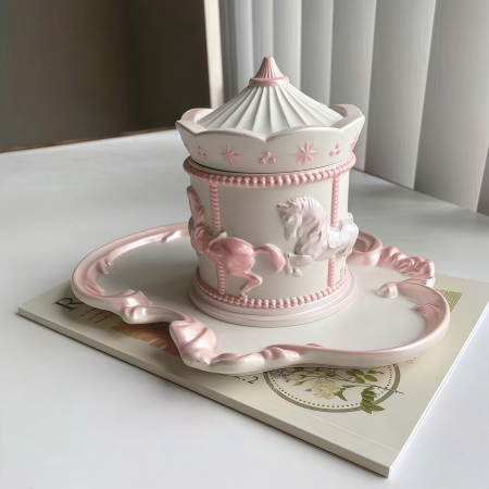 Set matrițe silicon Carusel Vintage cu tavă decorativă [1]