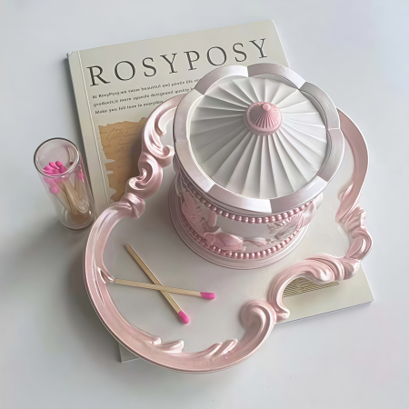 Set matrițe silicon Carusel Vintage cu tavă decorativă [5]