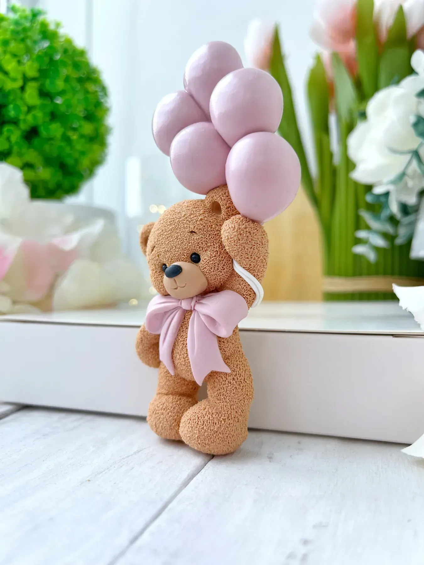 Matrita silicon, Ursulet cu Baloane, Original, 12 x 6 cm [3]