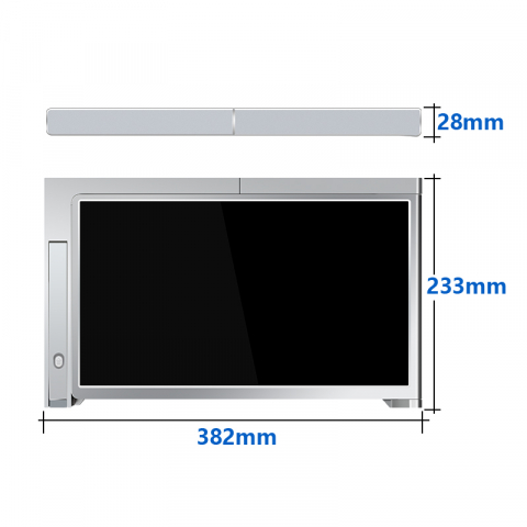 Monitor extender pentru laptop, Milmatt, Model S 600, ecran 15 inch, rezolutie 1920x1080, compatibil Windows, MacOS, M1, M2, Conectare cu un singur cablu, portabil, gri [3]