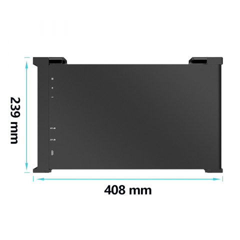 Monitor portabil pentru laptop, Milmatt, 15.4 inch, ecran FHD 1080P IPS, extensie pentru laptop cu port USB-C si Mini HDMI, Plug & Play, compatibil cu laptopuri de 15.6 -17.3”, Switch, Xbox, negru [12]