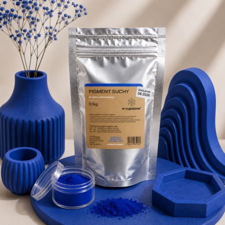 Praf Ceramic și Accesorii - Pigment Pudră ALBASTRU pentru Praf Ceramic și Gips Polimeric