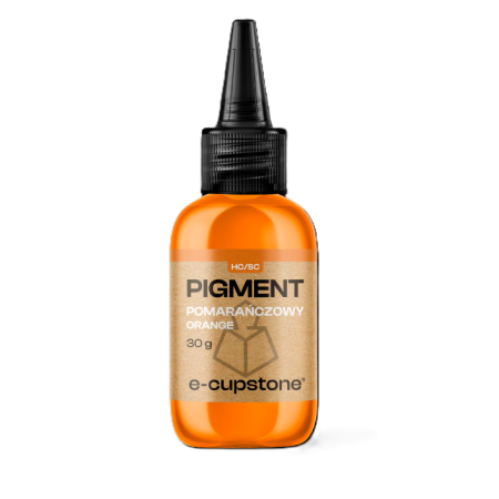 Praf Ceramic și Accesorii - Colorant Lichid PORTOCALIU pentru Praf Ceramic / Gips Polimeric 30 ml