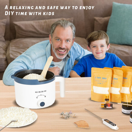 Topitor Ceară Electric Milmatt,  1.7L pentru Lumânări DIY, Recipient Antiaderent [7]