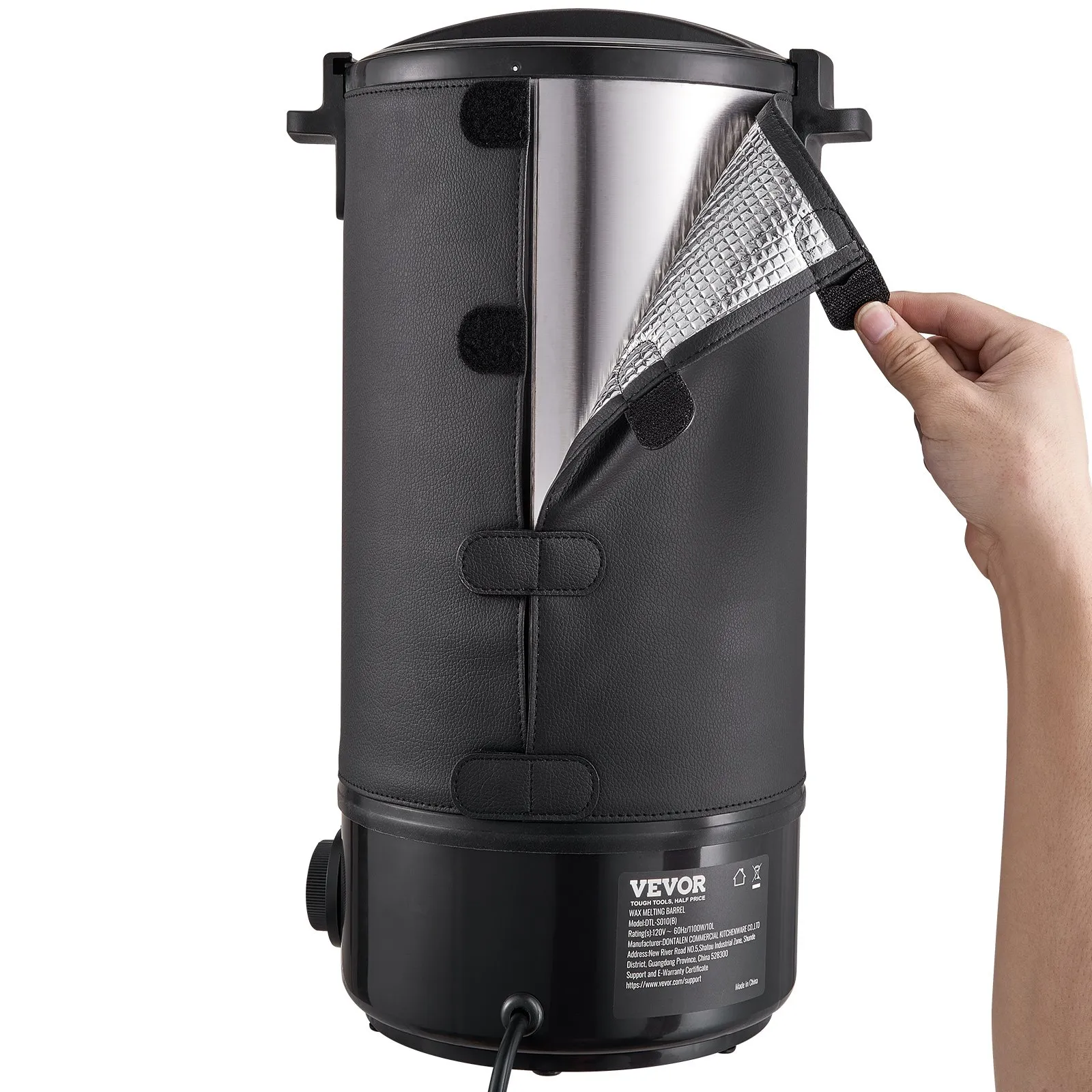 Topitor de ceară  pentru fabricarea lumânărilor, de 10 litri, pentru uz comercial sau casnic [8]