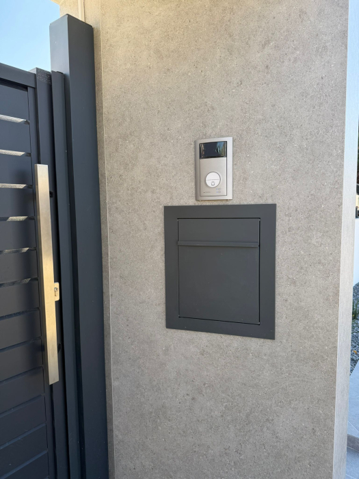 Cutie poștală încastrabilă MimoElvo antracit RAL 7016 | Hugo [2]