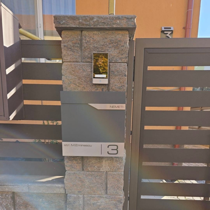 Cutie poștală MimoElvo antracit RAL 7016 oțel | Personalizata [3]